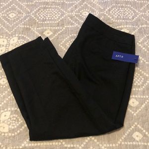 Apt 9 business black Capri brand new size 10